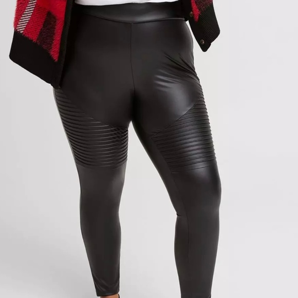 Torrid Full-Length Faux Leather Moto Legging NWT - Picture 2 of 4